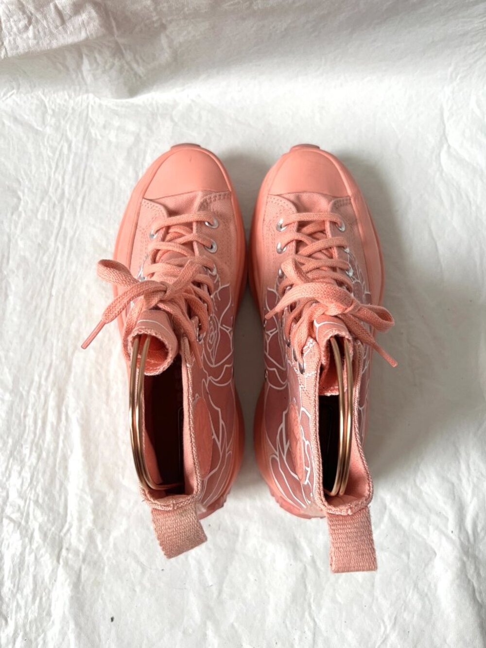 Converse x Natasha Cloud platform sneakers Run Star pink quartz womens 8.5 shoes - Picture 5 of 12